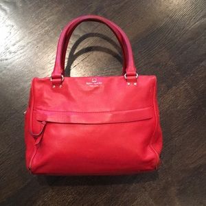 Kate spade Grant Park Shelby red leather